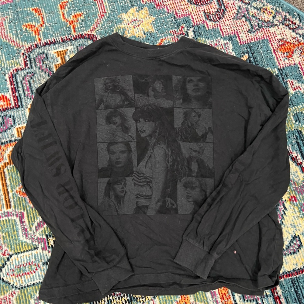 Taylor Swift The Eras Tour Black Shirt